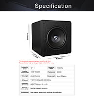 Tonewinner 400W deeper powered subwoofer 12 inch manufacturer Tonewinner 400W deeper powered subwoofer 12 inch manufacturer