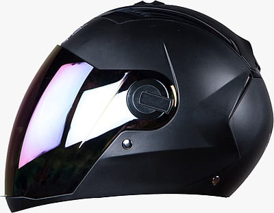 SBA-2 DASHING BLACK 600MM IRRIDIUM BLUE VISOR