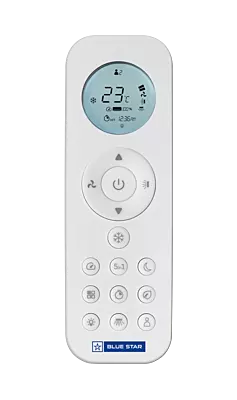 Blue Star IC518YNUR Inverter Split AC-1.5 Ton 5 Star with LCD Display Remote.