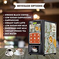 Enjoy 7 different hot beverages at the touch of a button with the Atlantis Select coffee machine. Enjoy 7 different hot beverages at the touch of a button with the Atlantis Select coffee machine.
