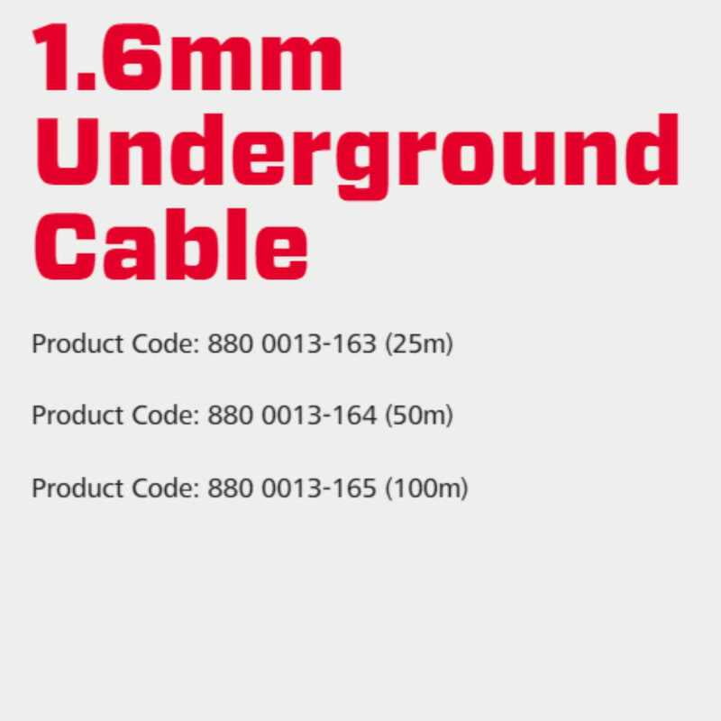 Speedrite 1.6mm Underground Cable