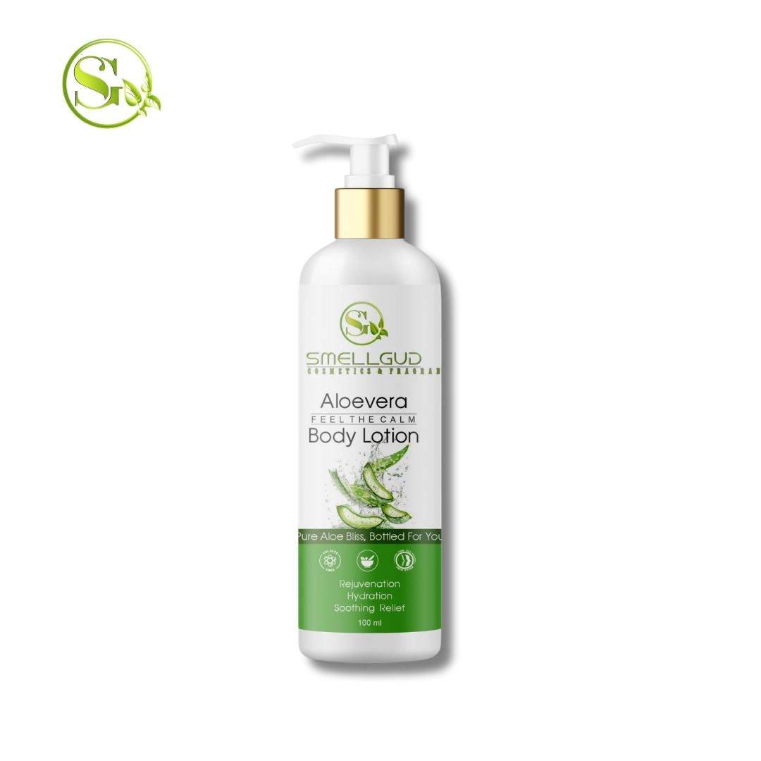 Alovera Lotion with Aloe Vera & Vitamin E, Intense Moisturising Formula, Hydrates, Lightens Blemishes and Makes Skin Soft and Healthy, Non-Greasy, 100 ml