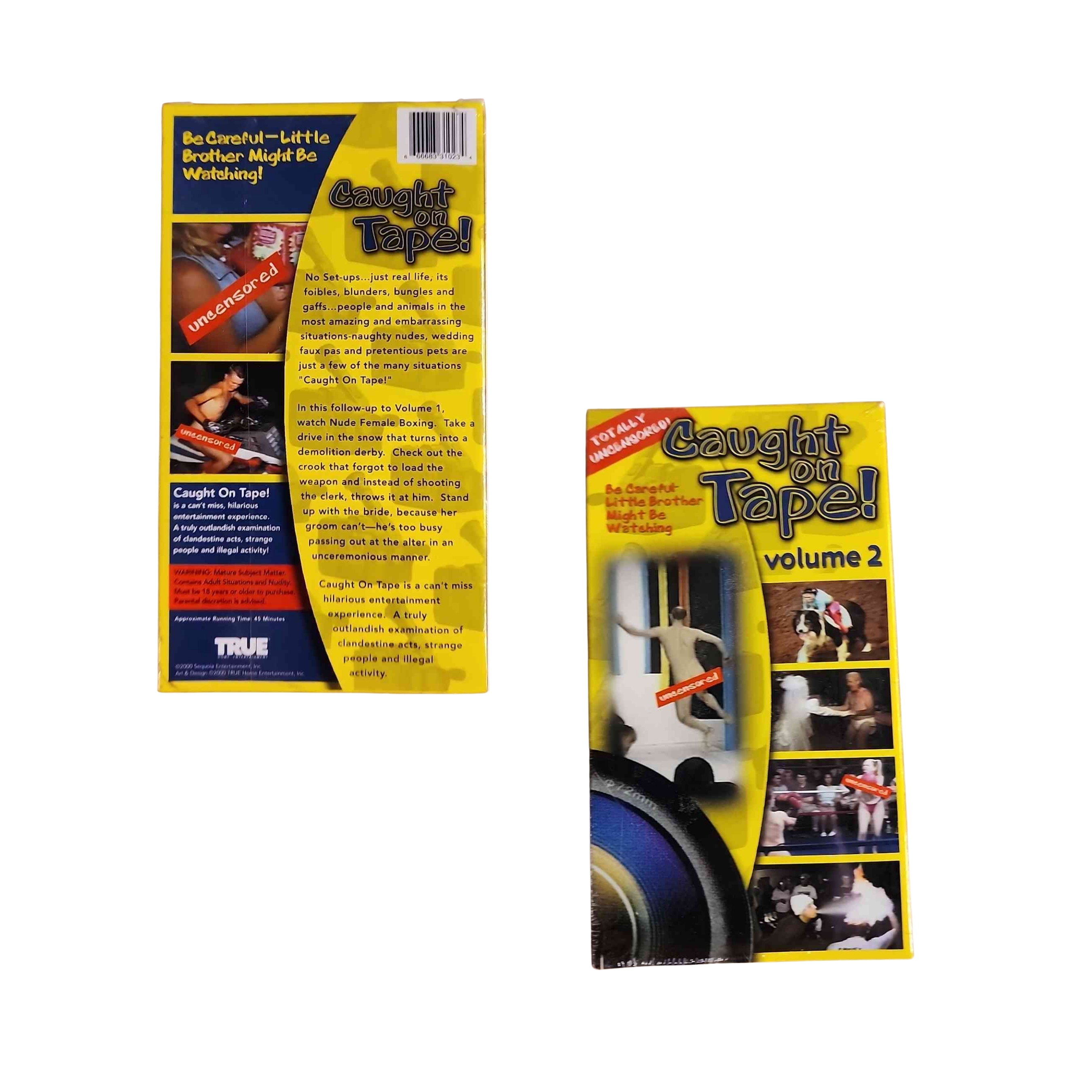 Caught On Tape Volume 2 VHS - Case of 50 Units - Factory Sealed Shockumentary - Retail $16.99 | Liquidation Price $1.50 Each