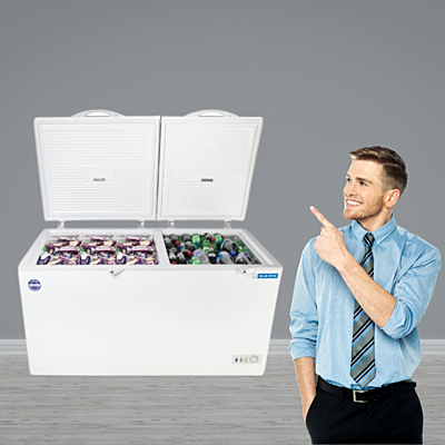 Blue star Cooler and Deep Freezer 275 Litre Price-CHFK275DGS-White Blue star Cooler and Deep Freezer 275 Litre Price-CHFK275DGS-White