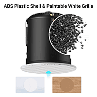 Arylic waterproof CK30C 3" 60W Coaxial HD In-ceiling Speaker Arylic waterproof CK30C 3" 60W Coaxial HD In-ceiling Speaker