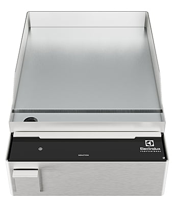 600906 PLUG-IN INDUCTION GRIDDLE, STAINLESS STEEL SMOOTH PLATE - UK PLUG