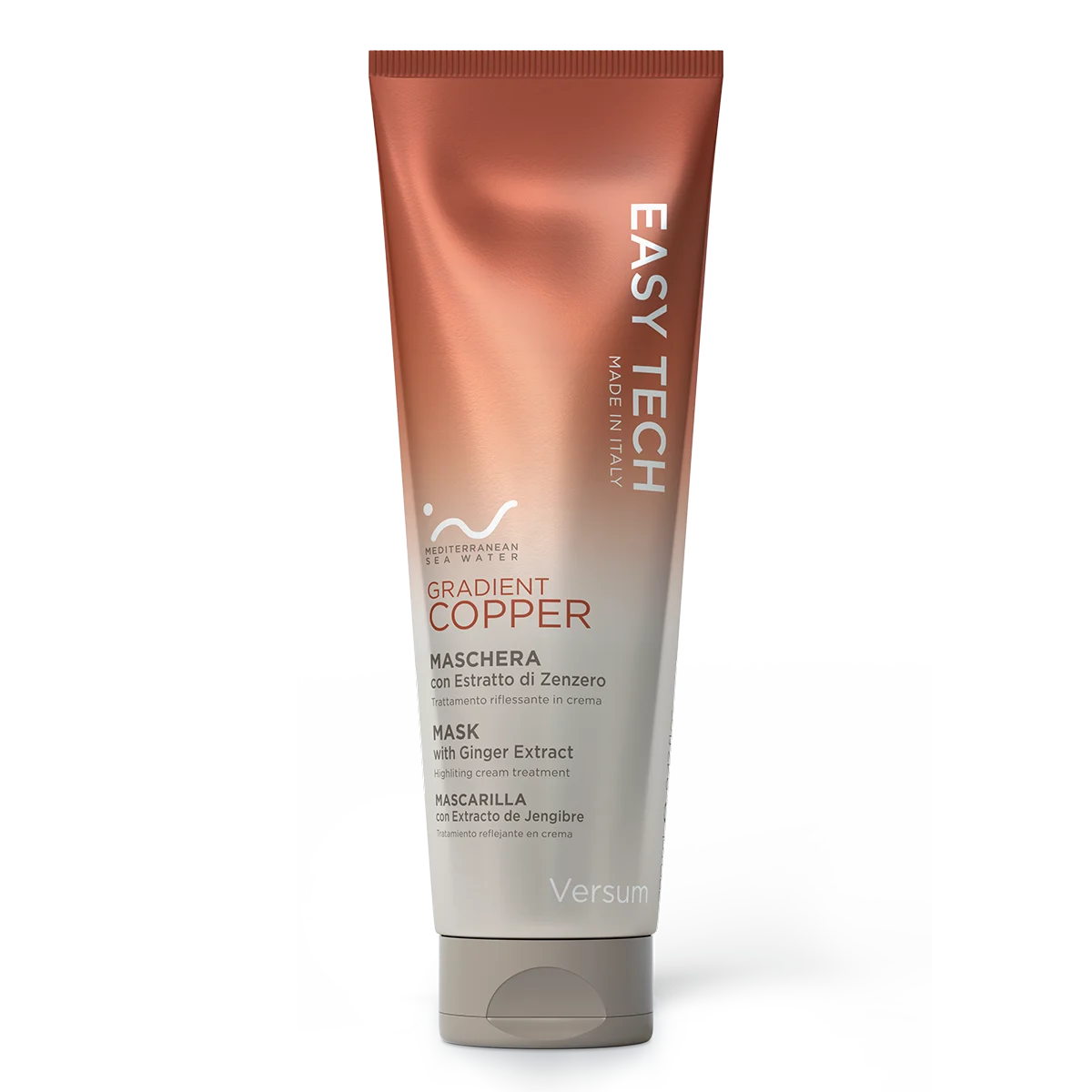Gradient copper-toned hair color. Gradient copper-toned hair color.