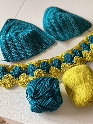 Top donna fatto a mano con cotone e seta Adriafil Genesi, quasi terminato! Top donna fatto a mano con cotone e seta Adriafil Genesi, quasi terminato!