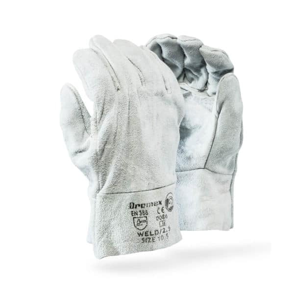 DROMEX CHROME LEATHER DOUBLE PALM  GLOVE
