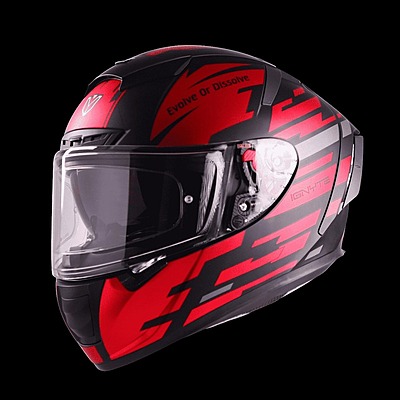 IGNYTE IGN-4 (SB-67 ISS) CH. GLOSSY BLACK/RED C/V 580 MM