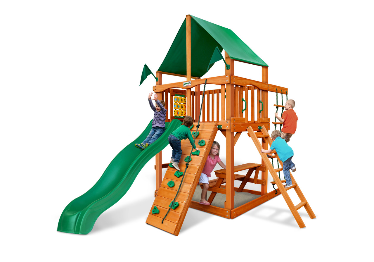 Chateau Tower  w/ Deluxe Green Vinyl Canopy