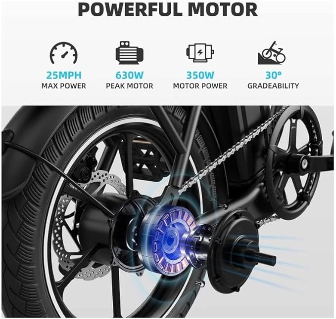 WINDHORSE Folding Electric Bike with 350W High Speed Motor|W2A black| 36V 8AH Battery| 40 KM/H Speed| 35 KM WINDHORSE Folding Electric Bike with 350W High Speed Motor|W2A black| 36V 8AH Battery| 40 KM/H Speed| 35 KM