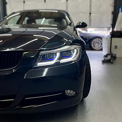 E90 3 Series Sedan Laser Style LED Headlights (2005–2012 | Halogen & Xenon)