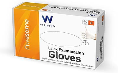 Waldent Latex Examination Gloves Waldent Latex Examination Gloves