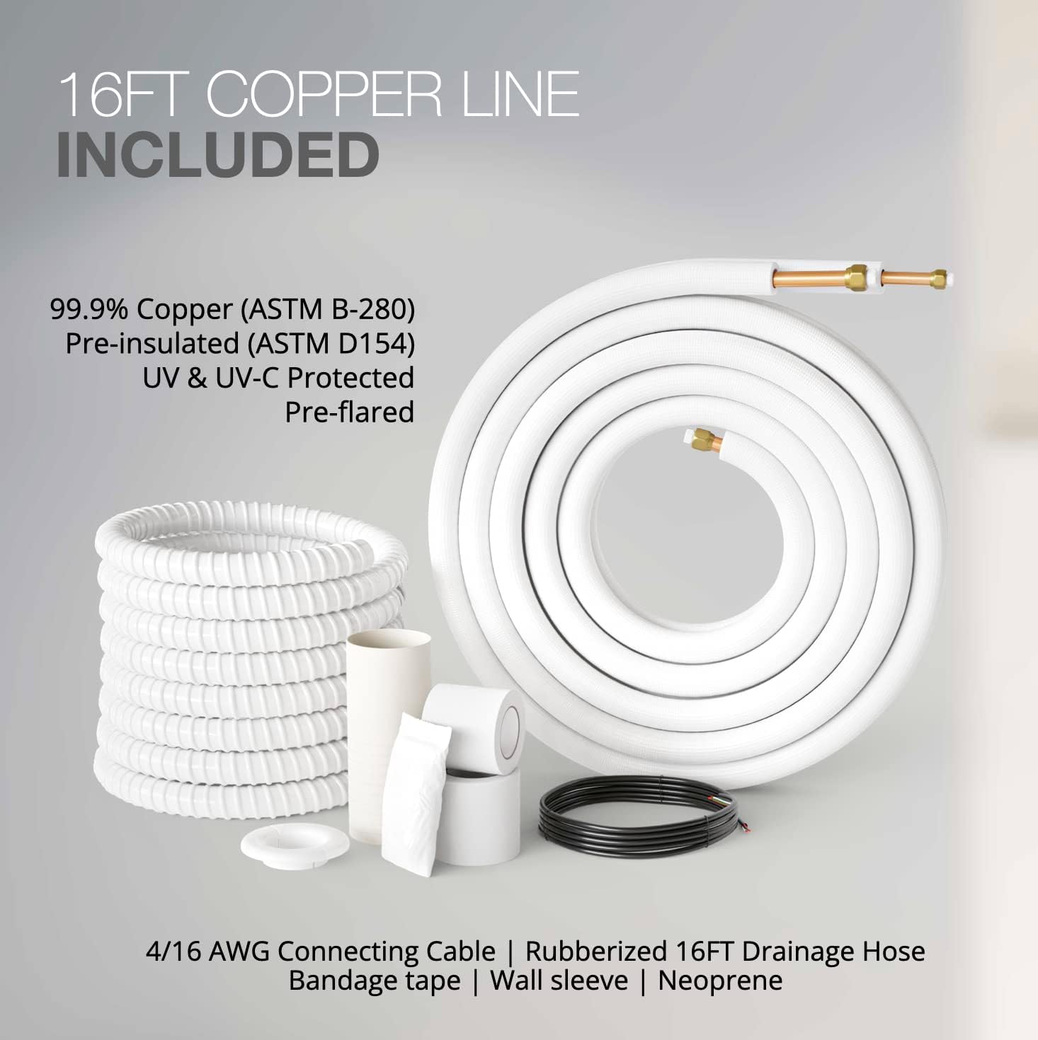 OLMO Alpic Aire acondicionado de 12,000 BTU, 110/120V