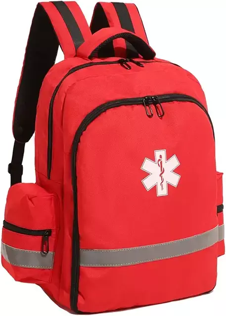 Botiquín Mochila para Espalda First Aid Azul Rey