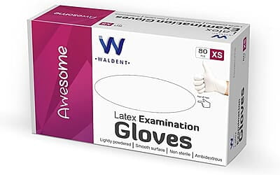 Waldent Latex Examination Gloves Waldent Latex Examination Gloves