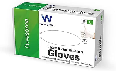 Waldent Latex Examination Gloves Waldent Latex Examination Gloves