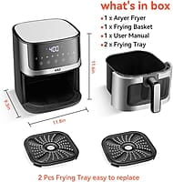 FREIDORA DE AIRE DIGITAL 5QT