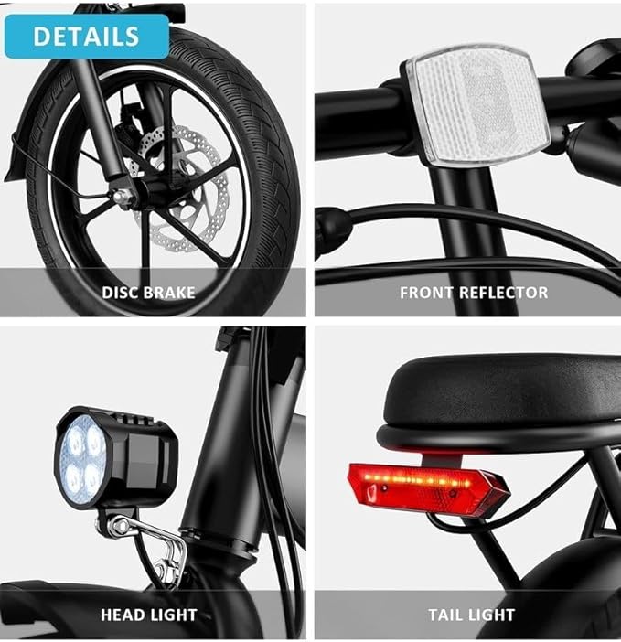 WINDHORSE Folding Electric Bike with 350W High Speed Motor|W2A black| 36V 8AH Battery| 40 KM/H Speed| 35 KM WINDHORSE Folding Electric Bike with 350W High Speed Motor|W2A black| 36V 8AH Battery| 40 KM/H Speed| 35 KM