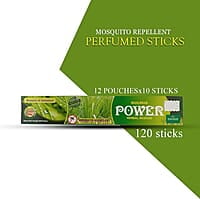 Shalimar Power Herbal Incense Sticks - Mosquito Repellent Perfumed Sticks