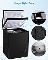 FLG-80Q - Pecho de 3.5 pies cúbicos, control de temperatura ajustable