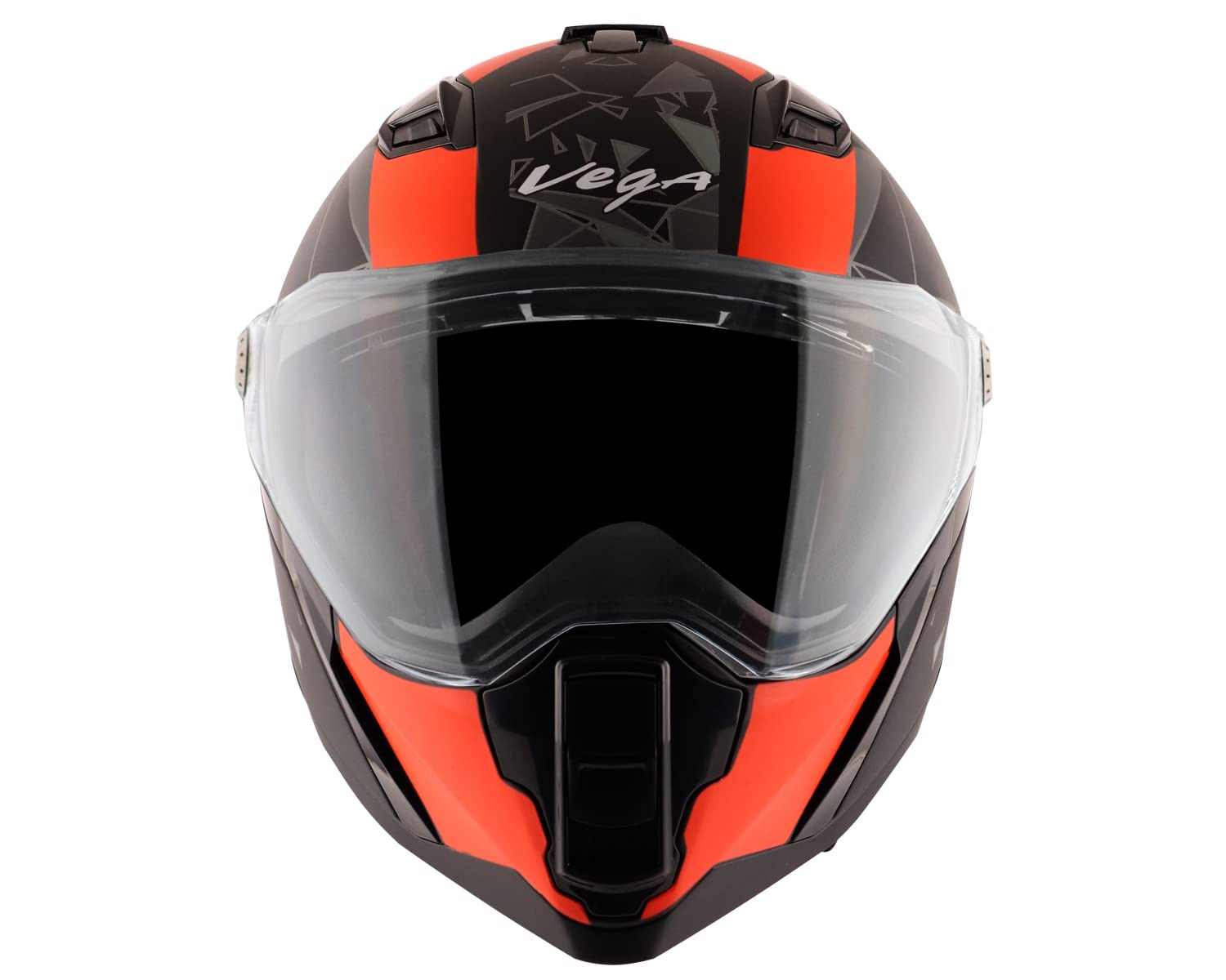 VEGA STORM DRIFT DULL BLACK ORANGE L