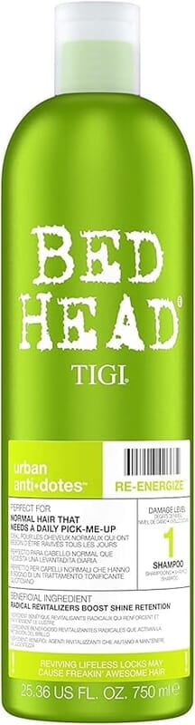 Bed Head by Tigi Urban Antidotes Re-Energise Daily Shampoo for Normal Hair,750ml