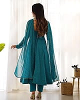 B2046: Beautiful 3Pc Anarkali Style Dress Sets