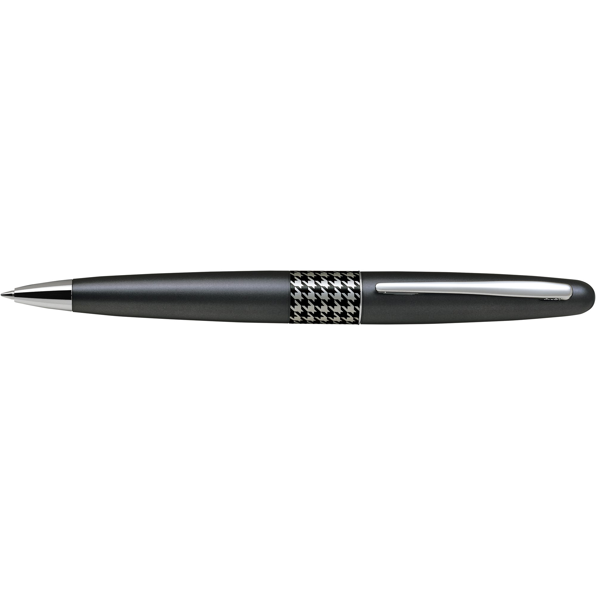Pilot MR3 Ballpoint Pen Medium 1mm Houndstooth Grey Barrel Black Ink