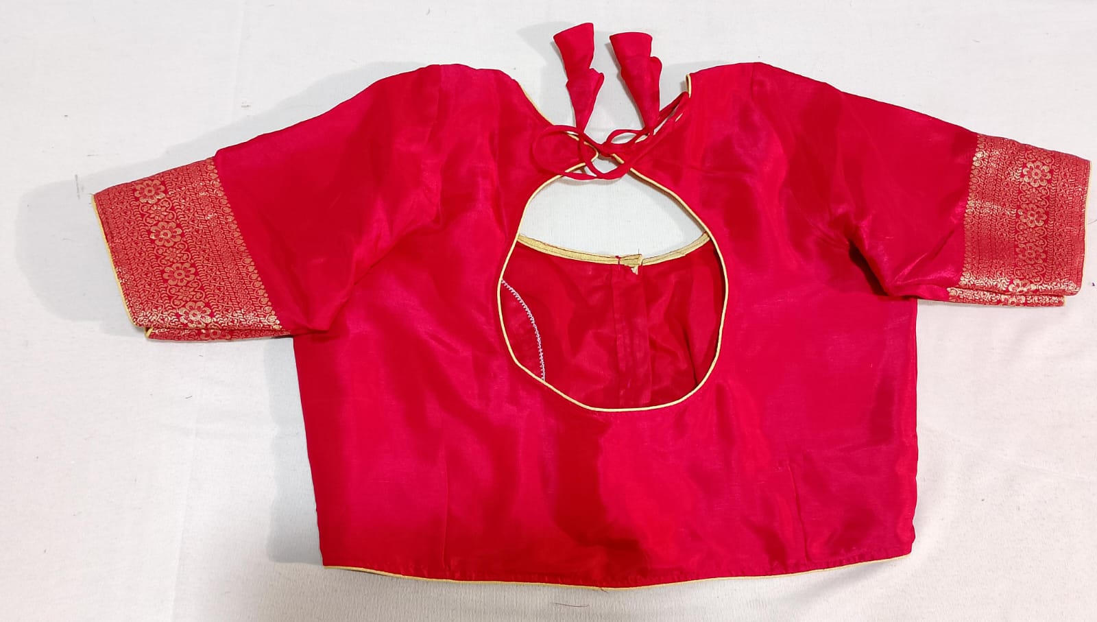 C161: Ready To Ship Beautiful Pure Moonga Silk Saree With Stitched Blouse C161: Ready To Ship Beautiful Pure Moonga Silk Saree With Stitched Blouse