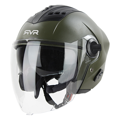 STEELBIRD SBA-3 ISS RVR DASHING BATTLE GREEN C/V 600MM (L)
