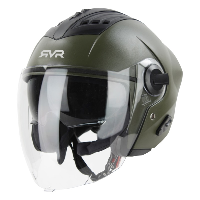 STEELBIRD SBA-3 ISS RVR DASHING BATTLE GREEN C/V 600MM (L)