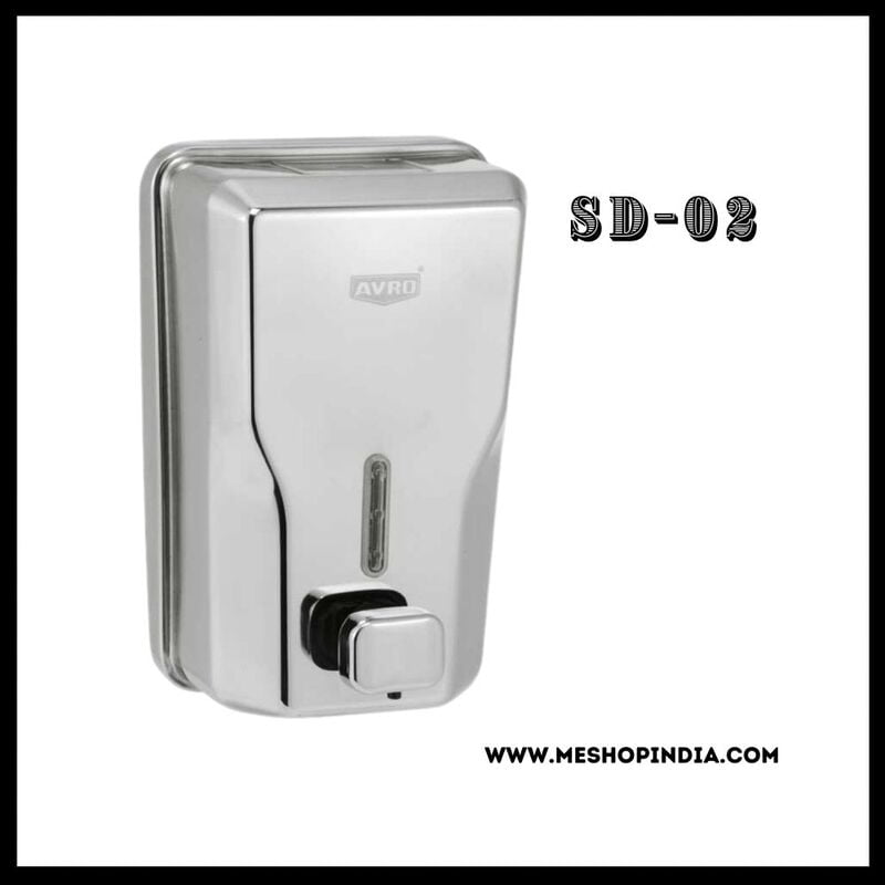 Avro Manual Soap Dispenser SD-02 (Stainless Steel Body) Avro Manual Soap Dispenser SD-02 (Stainless Steel Body)