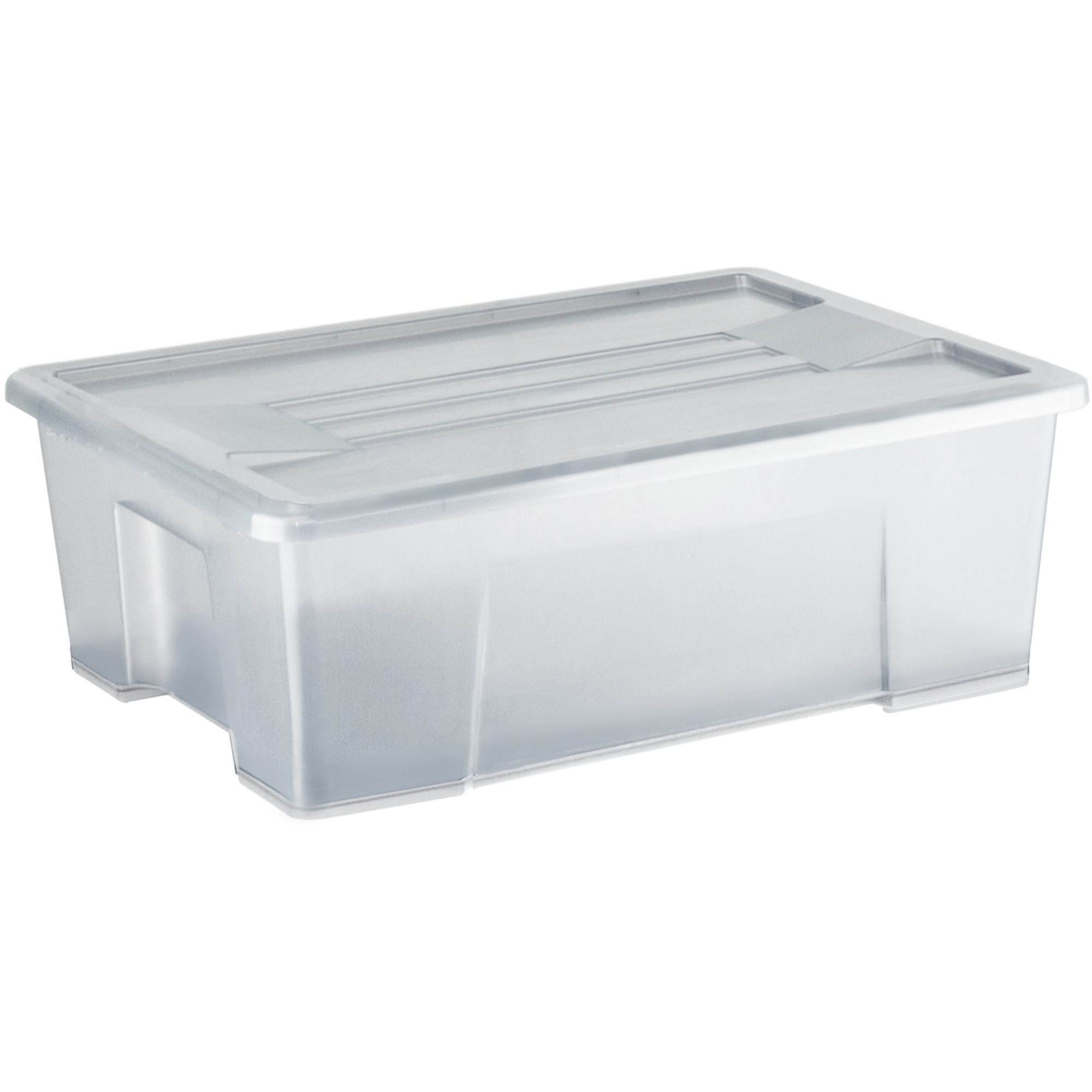 Italplast 10 Litre Storage+ Modular Storage Box With Lid Graphite