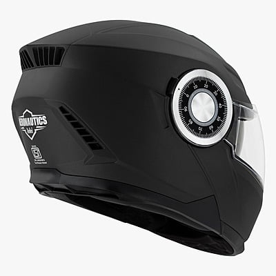 STEELBIRD SBH-40 ISS GLOSSY BLACK C/V 600 MM