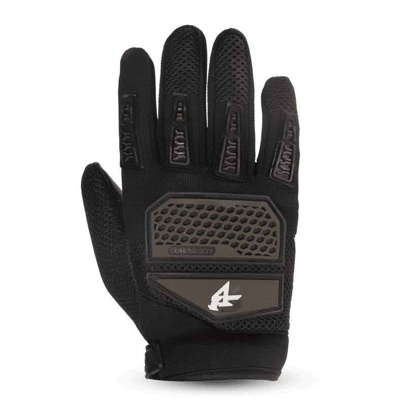 STEELBIRD GLOVES F/F RIDING PRO BROWN (XXL)