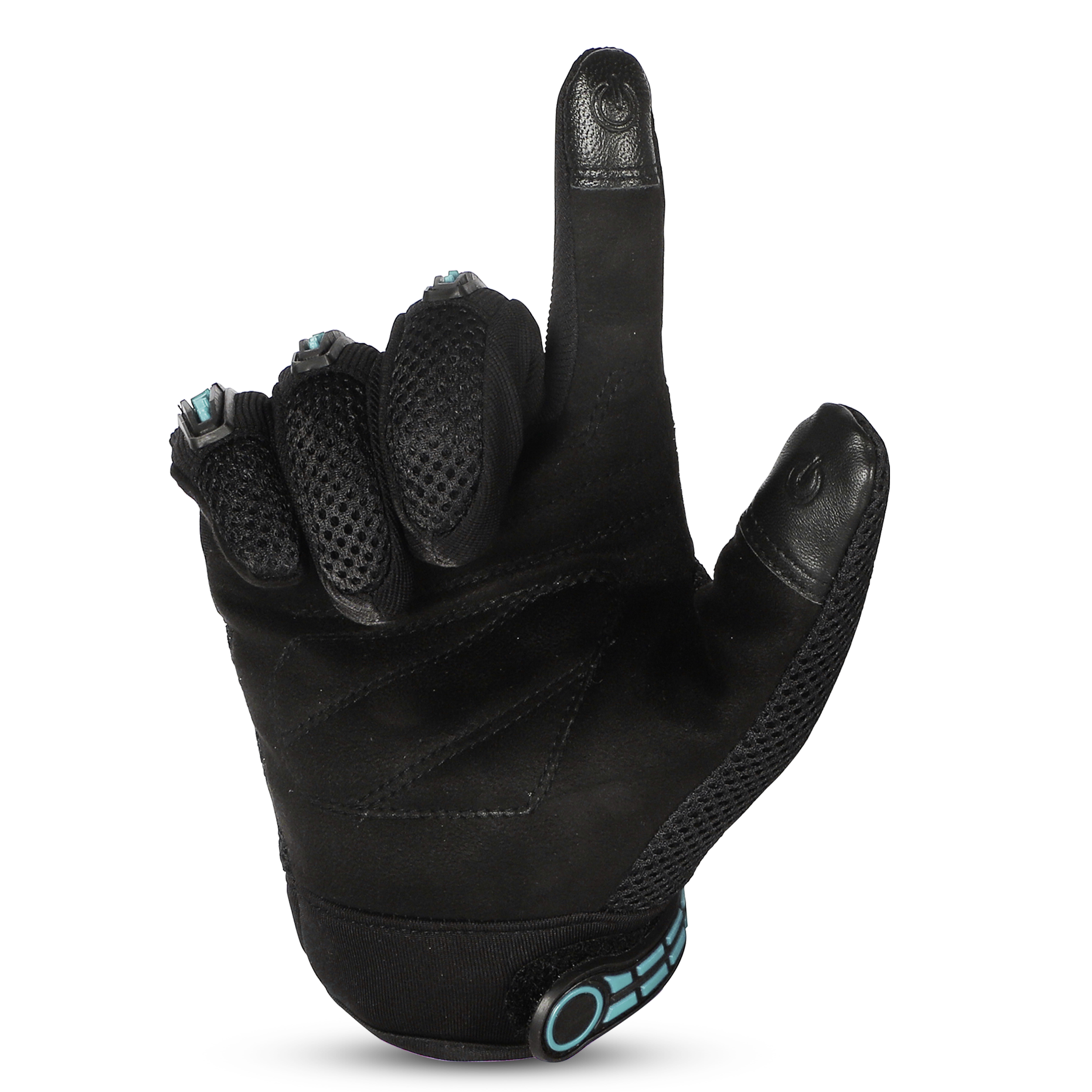 STEELBIRD GLOVES F/F RIDING PRO JAZZ BLUE (L)