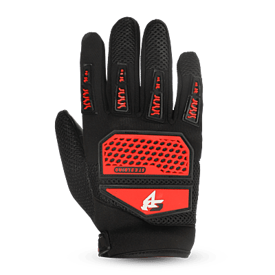 STEELBIRD GLOVES F/F RIDING PRO RED (XXL)