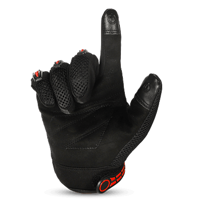 STEELBIRD GLOVES F/F RIDING PRO RED (XXL)