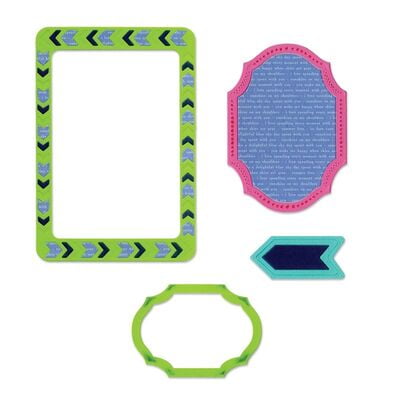 Fustella Thinlits Die Set X4 Frames,Decorative By Rachael, 9958