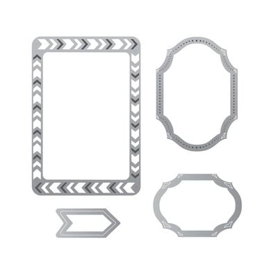 Fustella Thinlits Die Set X4 Frames,Decorative By Rachael, 9958