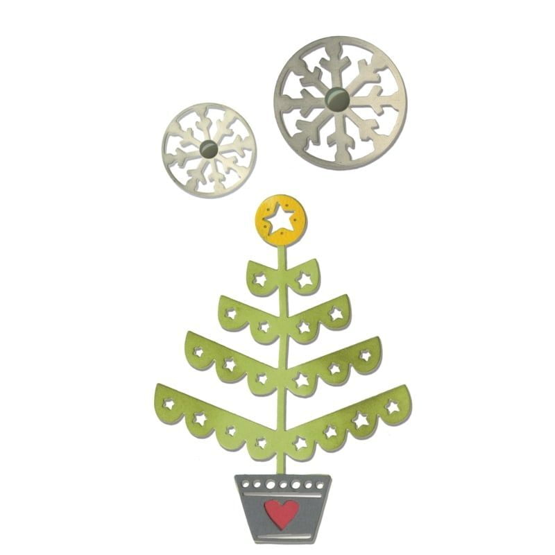 Albero di Natale e Fiocchi di Neve by Debi Potter Albero di Natale e Fiocchi di Neve by Debi Potter