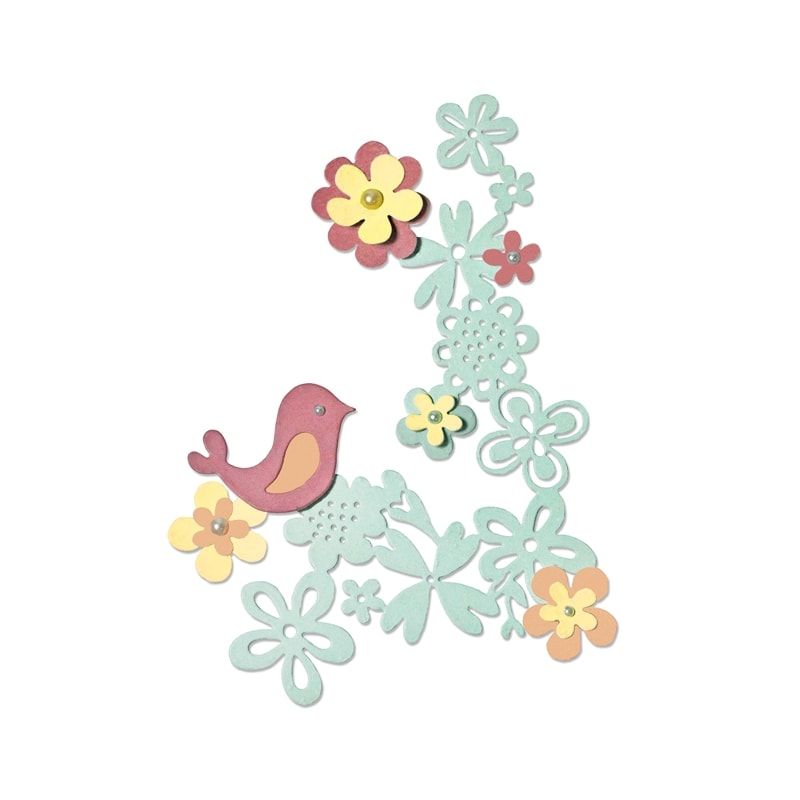 Fustella Thinlits Amore Floreale 6 pz, 13210