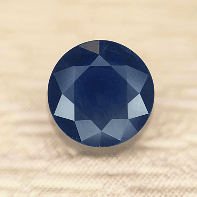 0.85ct Round Brilliant Cut Sapphire