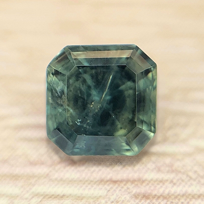 1.34ct Octagon Step Cut Sapphire