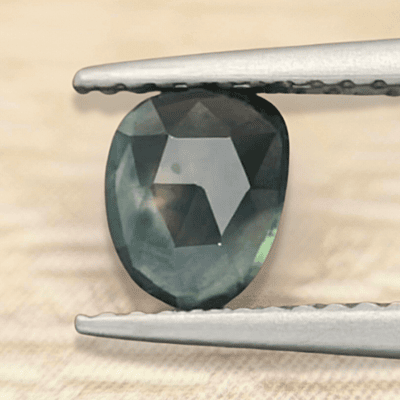 1.07ct Free Form Rose Cut Sapphire