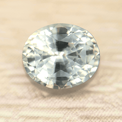 3.26ct Oval Mixed Cut Sapphire