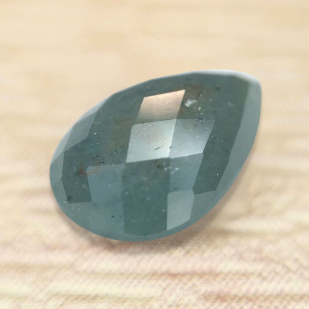 1.10ct Pear Checker Cut Sapphire