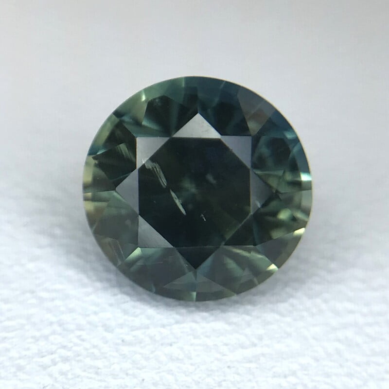 1.56ct Round Mixed Cut Sapphire